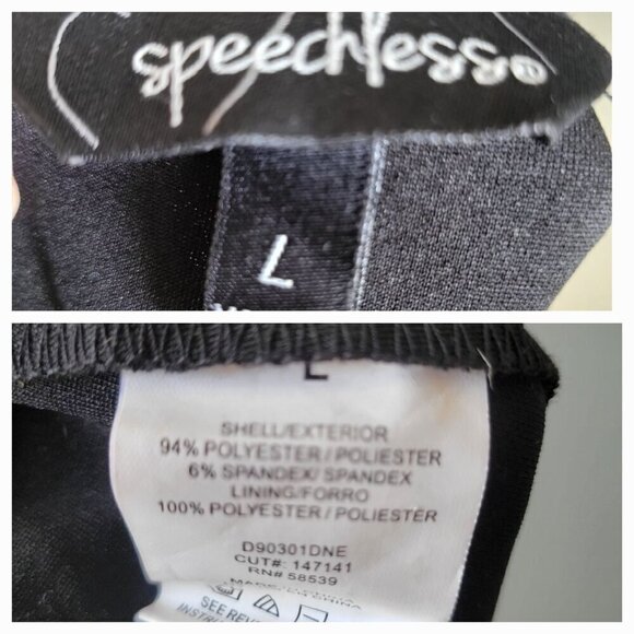 Speechless Womens Juniors Cut Out Above Knee Halter Dress -L - Picture 9 of 9